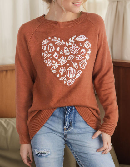 Love Heart Halloween Sweater