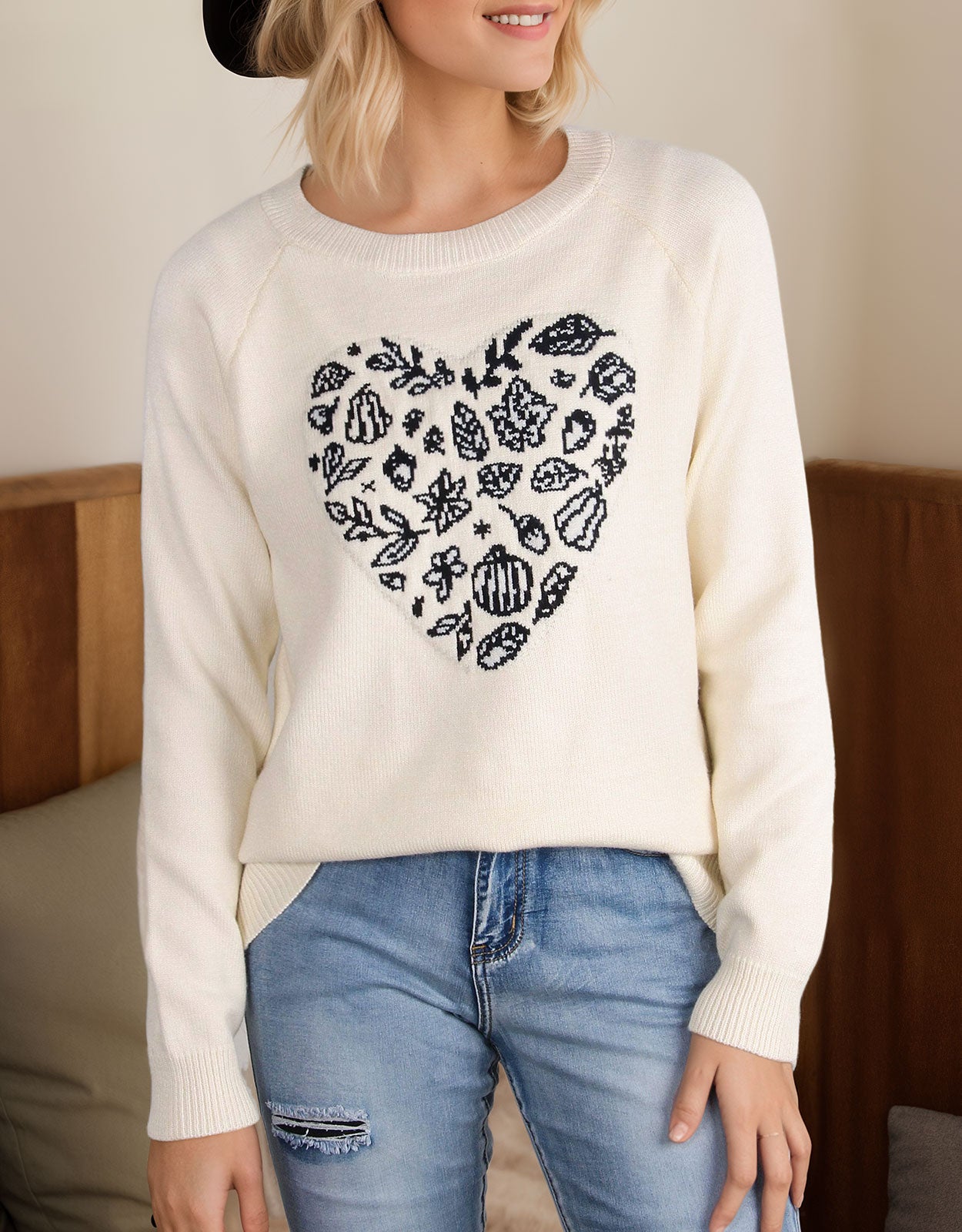 Love Heart Halloween Sweater