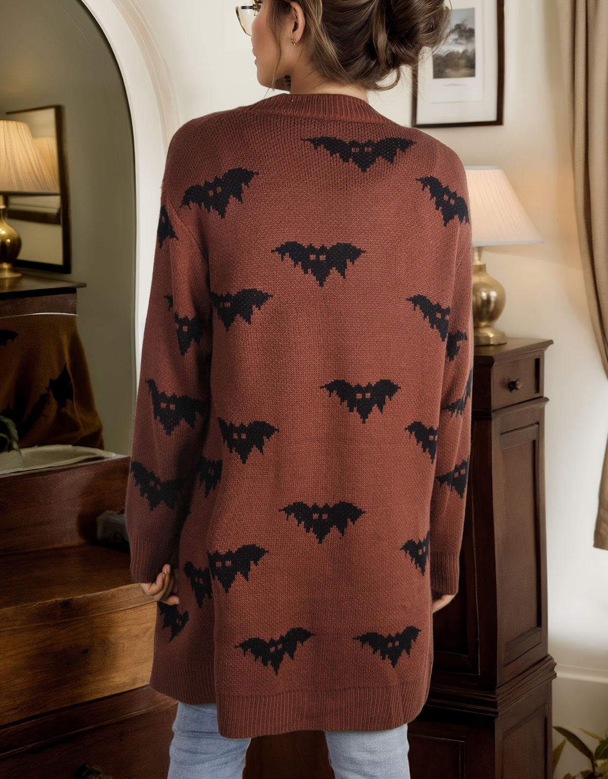 Bat Long Sleeve Cardigan