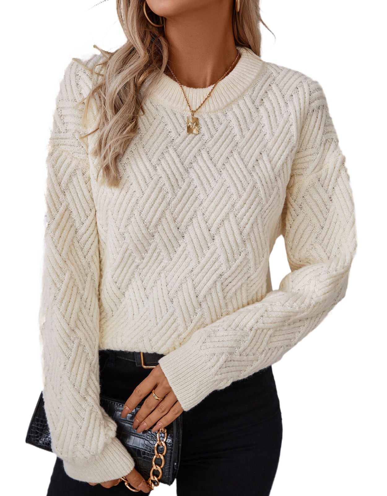 Solid color pullover