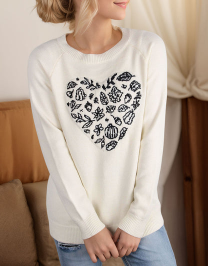 Love Heart Halloween Sweater