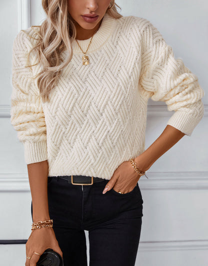 Solid color pullover