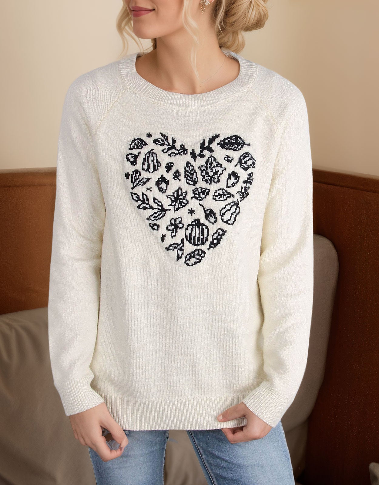 Love Heart Halloween Sweater