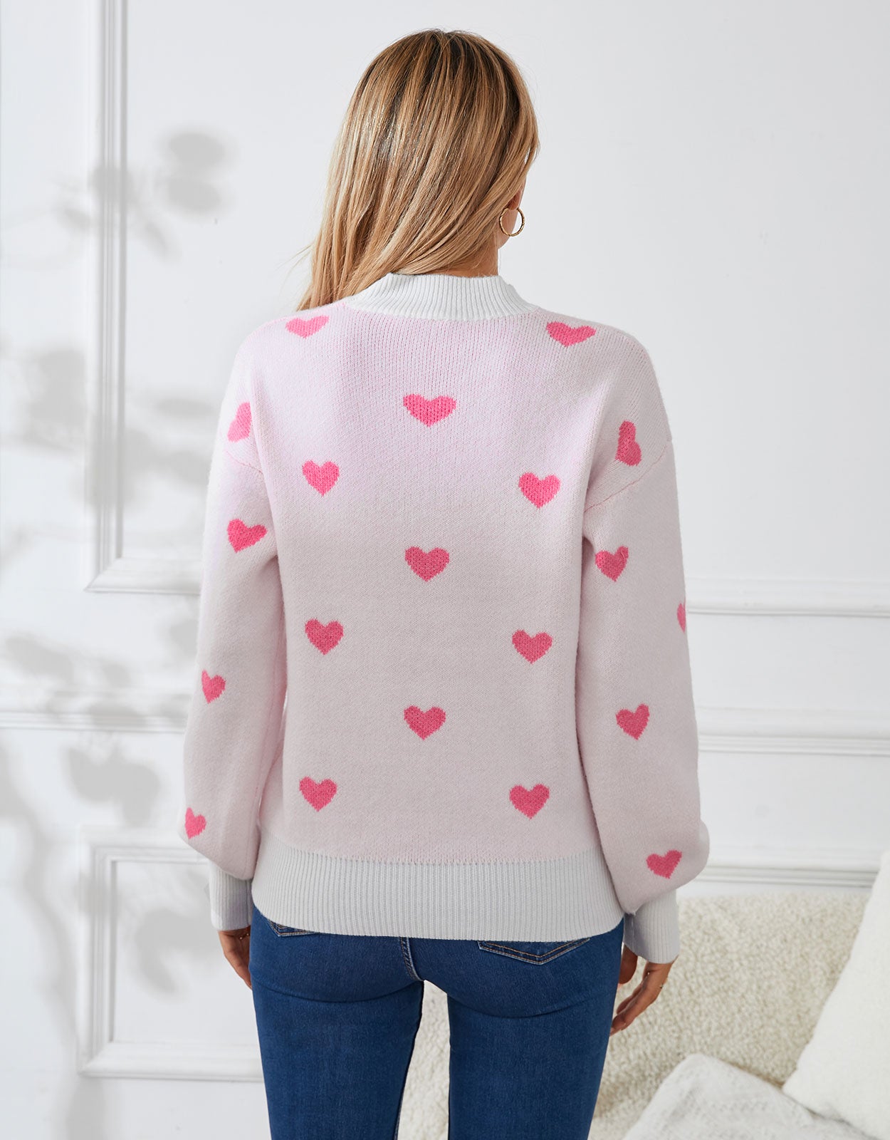 Casual Heart Sweater