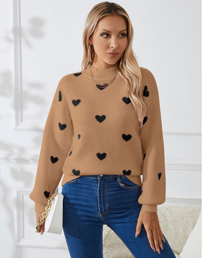 Casual Heart Sweater