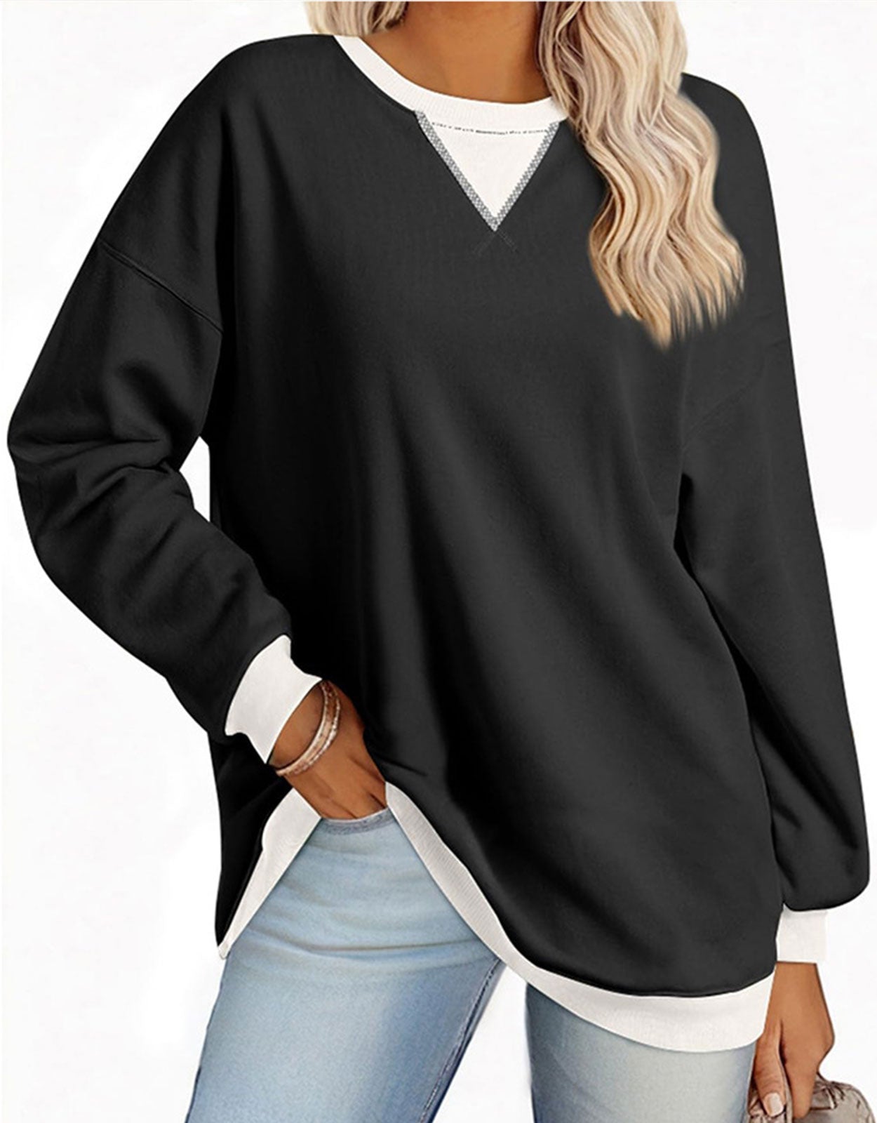 Loose Fit Pullover Top