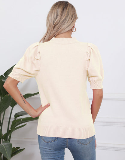 Short Sleeve Pumpkin  Pullover Tops