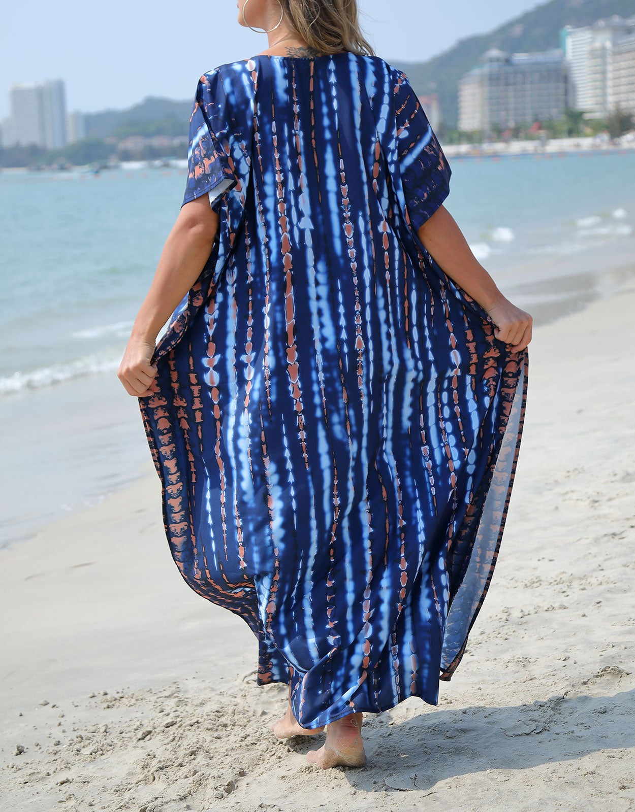 Women V-Neck Plus Size Swimwear Cover Ups