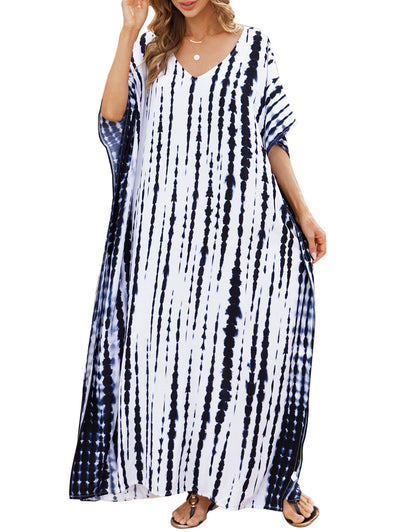 Women V-Neck Plus Size Swimwear Cover Ups