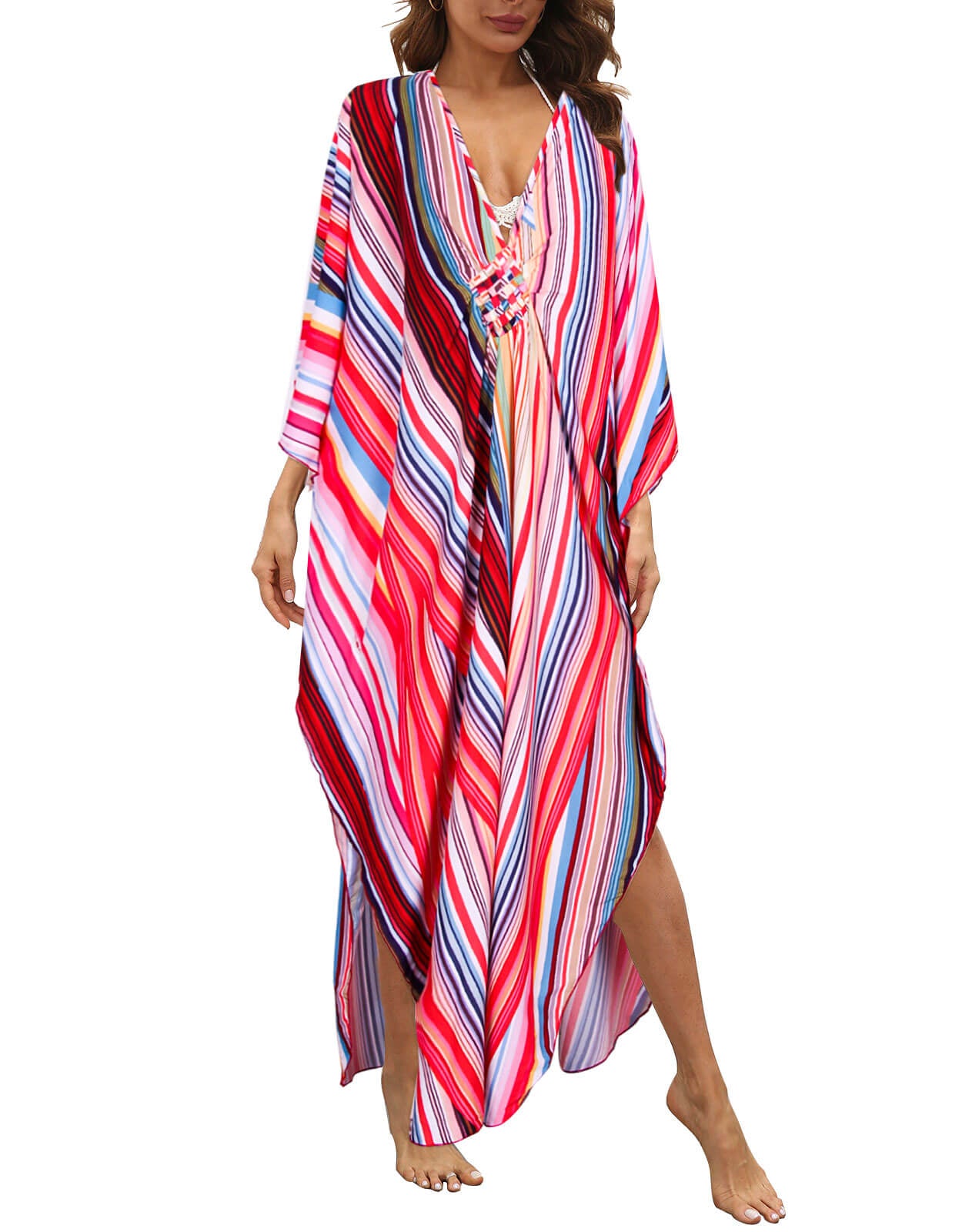 Women Zebra Printed Swimwear Cover Ups