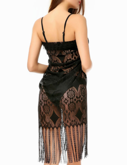 Sarong Wrap Swimsuit Skirt with Tassel