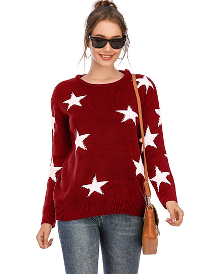 red sweaters for women