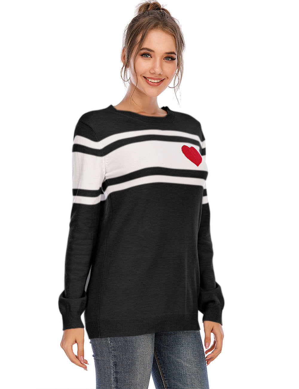 black womens sweater