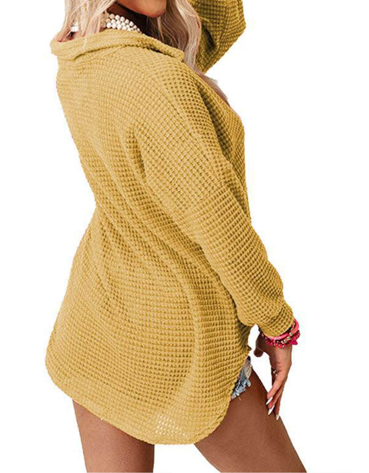 Solid Color Long Sleeve Cardigan Sweater